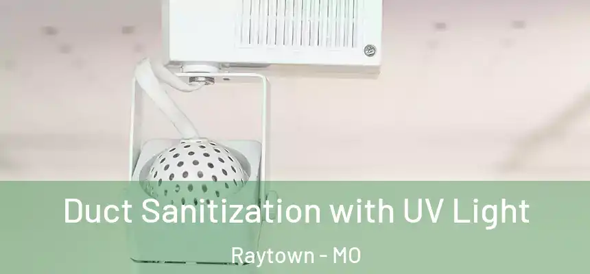 Duct Sanitization with UV Light Raytown - MO